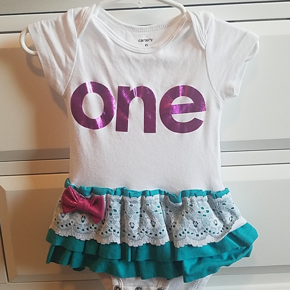 First birthday onesie